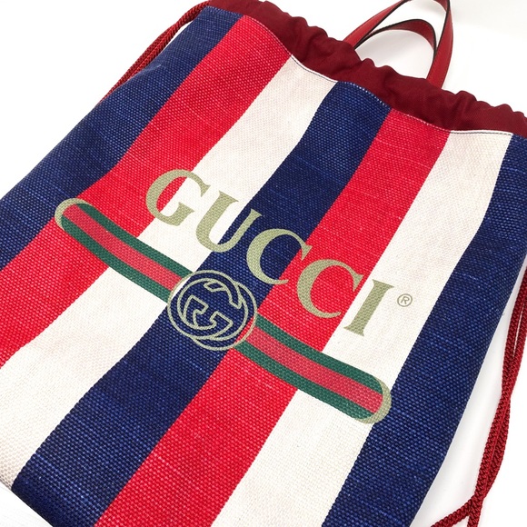 GUCCI Sylvie Print Drawstring Backpack - Picture 8 of 16